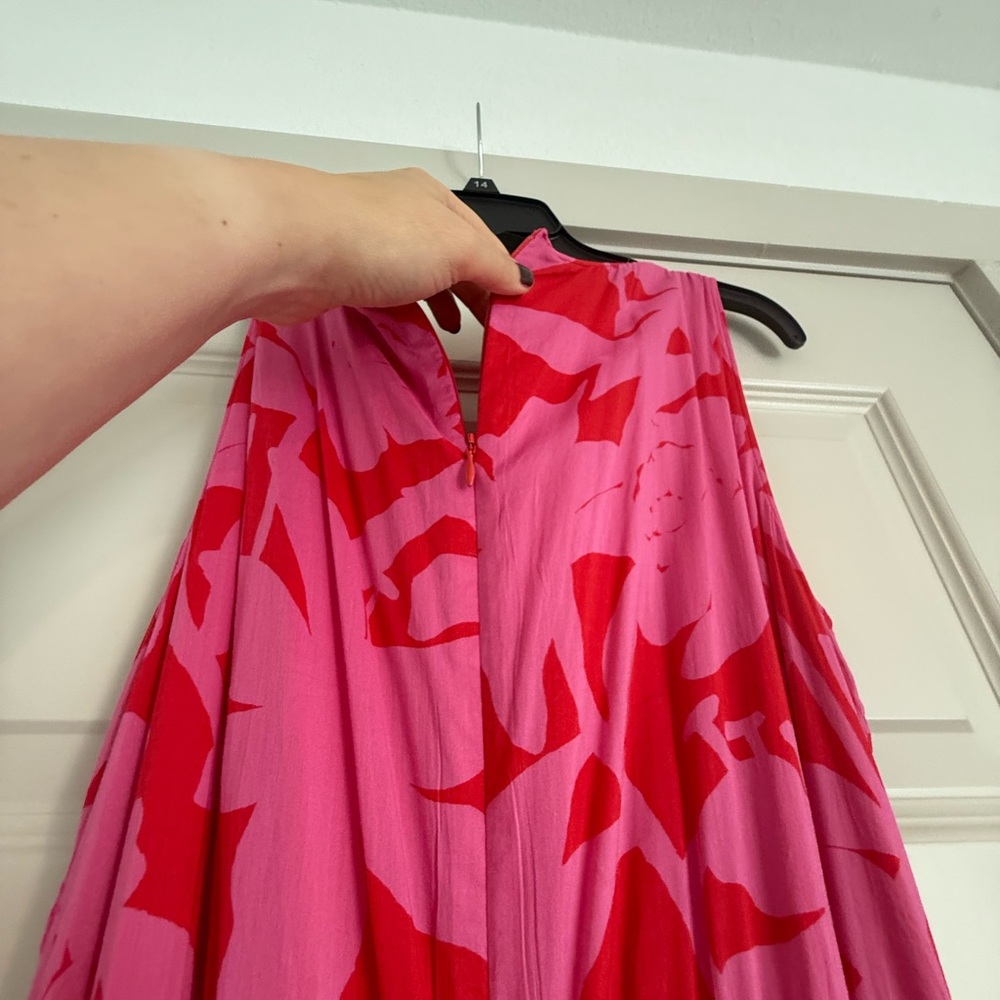 Vineyard Vines Pink Floral Maxi jumpsuit - Picture 7 of 8